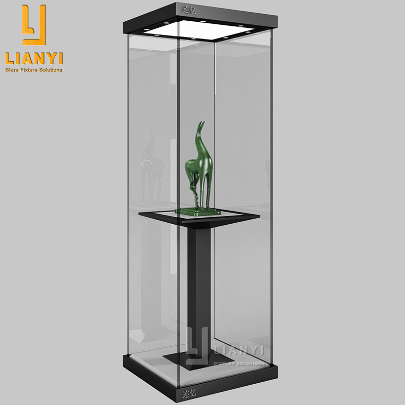 LTD-06 Full Glass Vitrine Museum Showcases 