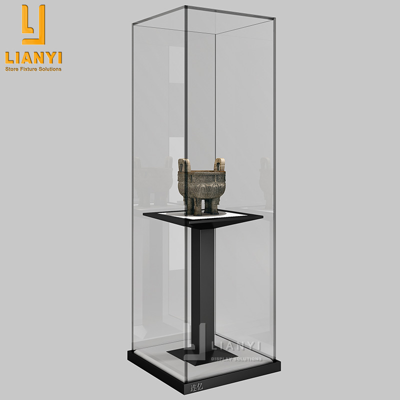 LTD-06 Full Glass Vitrine Museum Showcases 