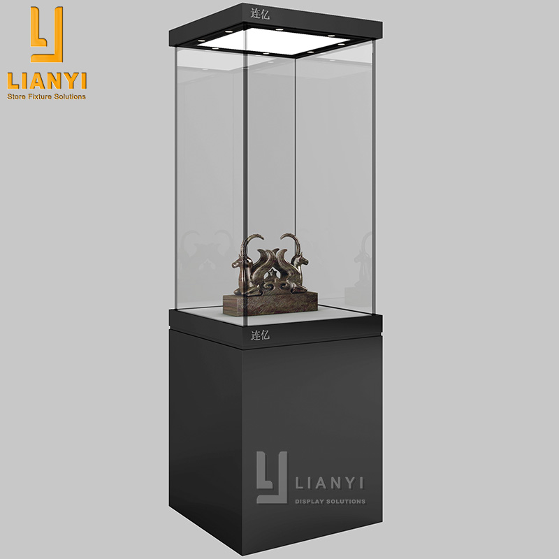 LTD-06 Full Glass Vitrine Museum Showcases 